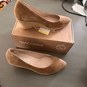 Viscata Suede Wedge Size 40